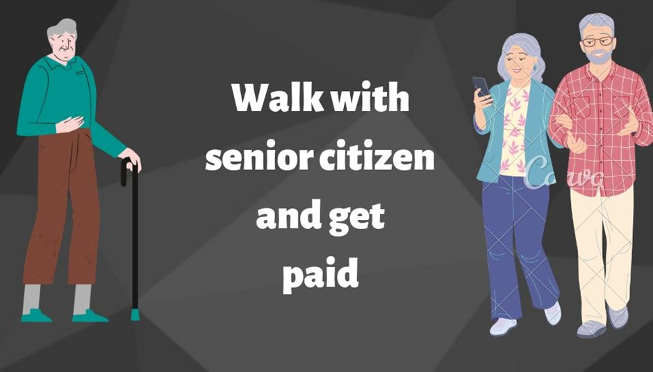 SENIOR CITIZEN WALKING