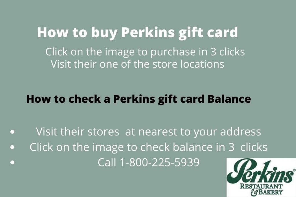 Buy perkins gift card online