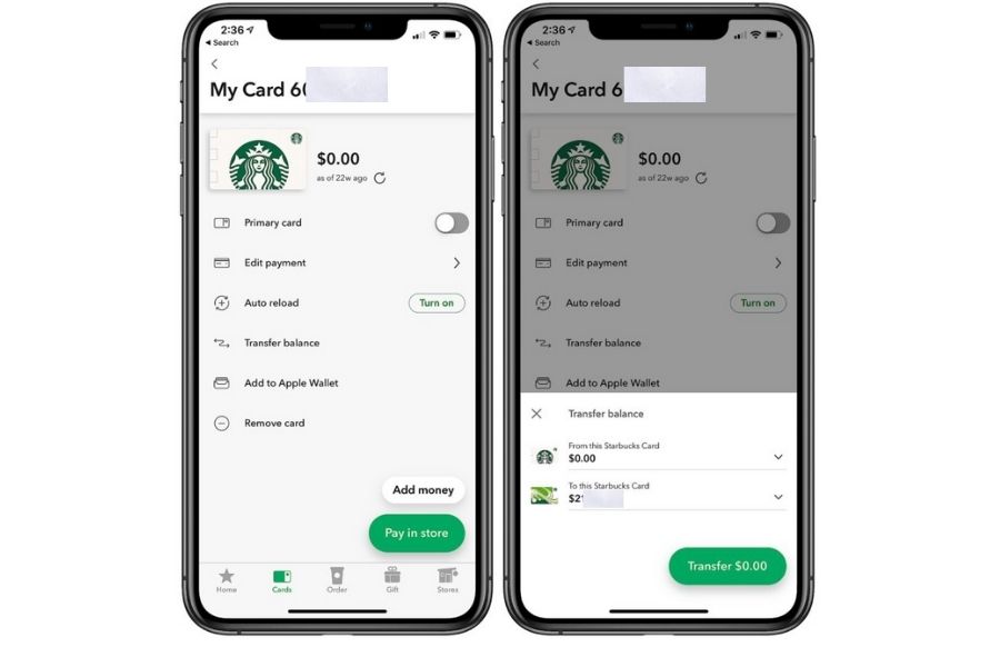 How to Add Starbucks Gift Card to App