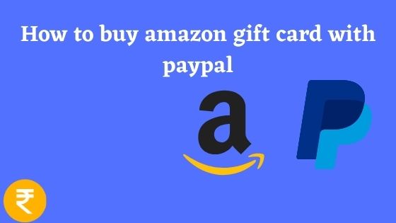 How to buy amazon gift card with paypal