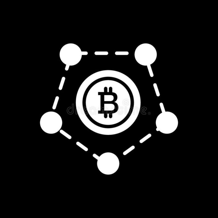 bitcoin-blockchain-modern-technology-vector-illustration-white-icon-black-background-cryptocurrency-digital-money-bitcoin-123487337